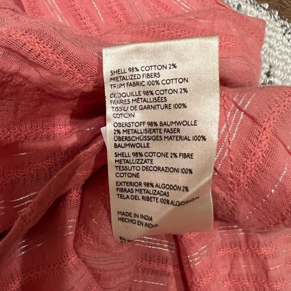 Anthropologie Pilcro oversized Boho Cottage blouse - Picture 7 of 14